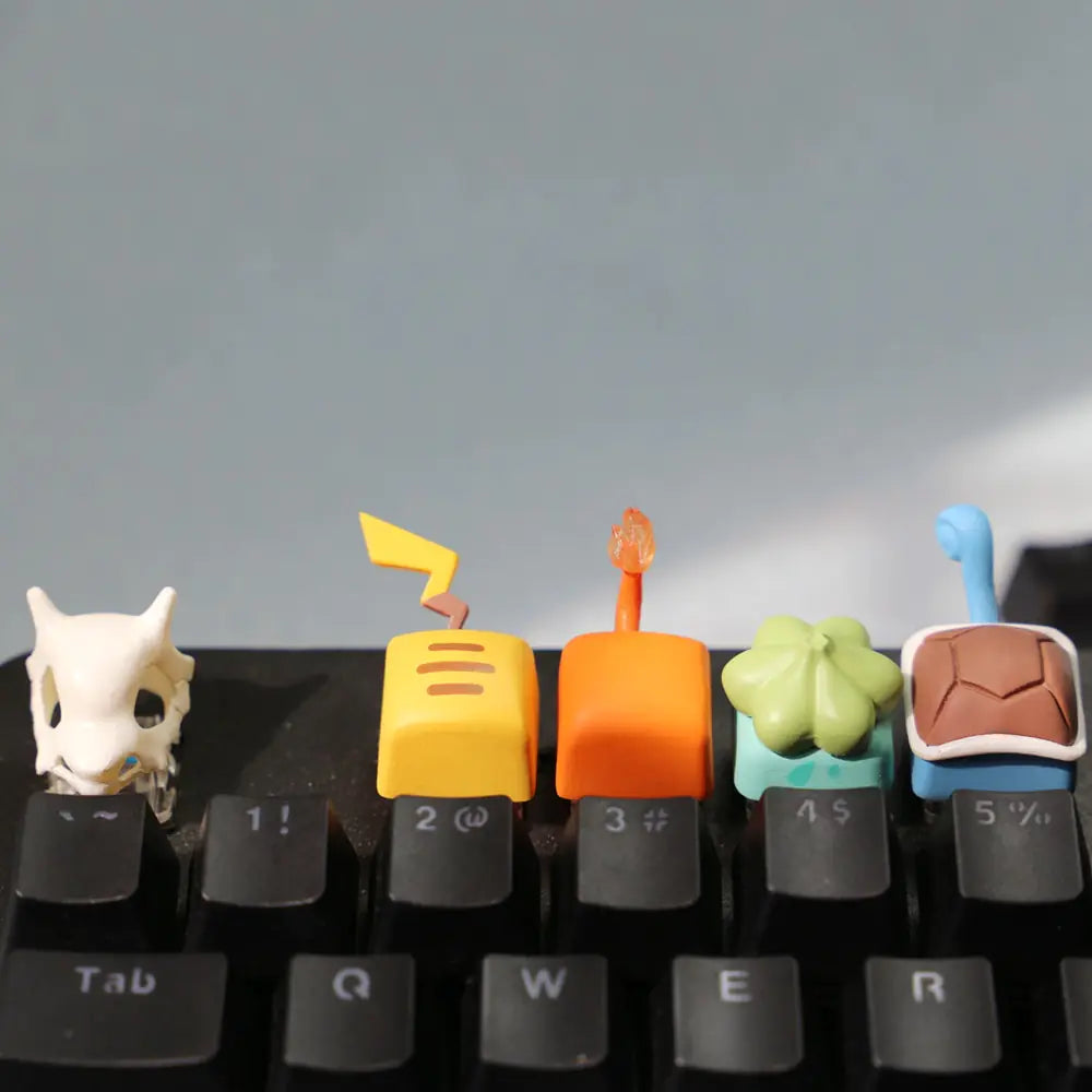 Cute cartoon Tail Gaming Keycap Elves Keycaps